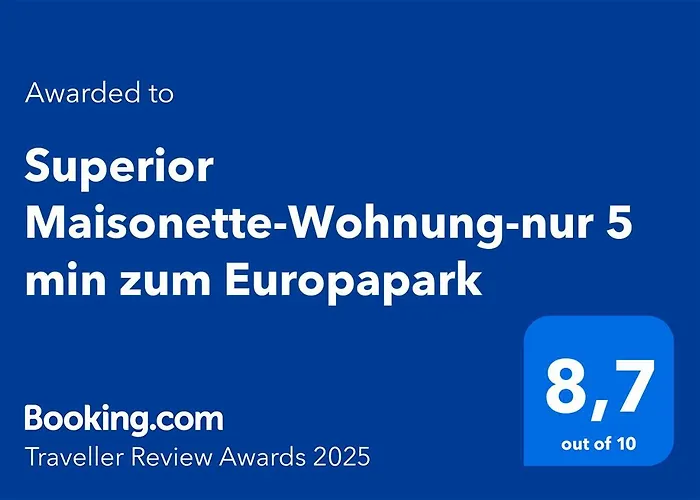Superior Maisonette-Wohnung-Nur 5 Min Zum Europapark
